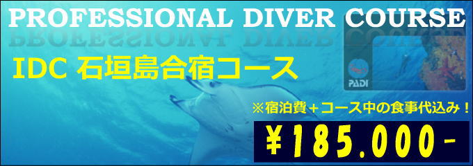 石垣島ダイビングインストラクターコース
