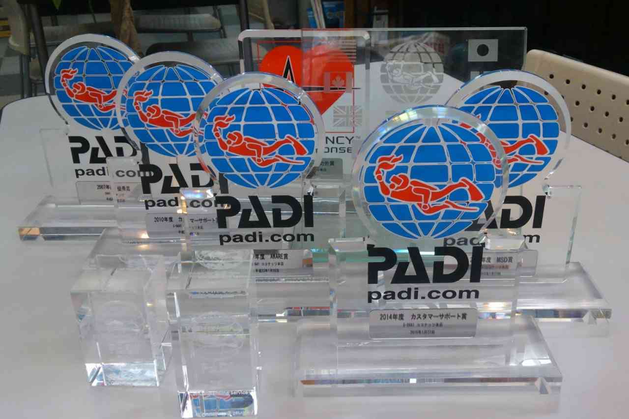 2022年発表　PADI AWARD 26年連続表彰記録更新中