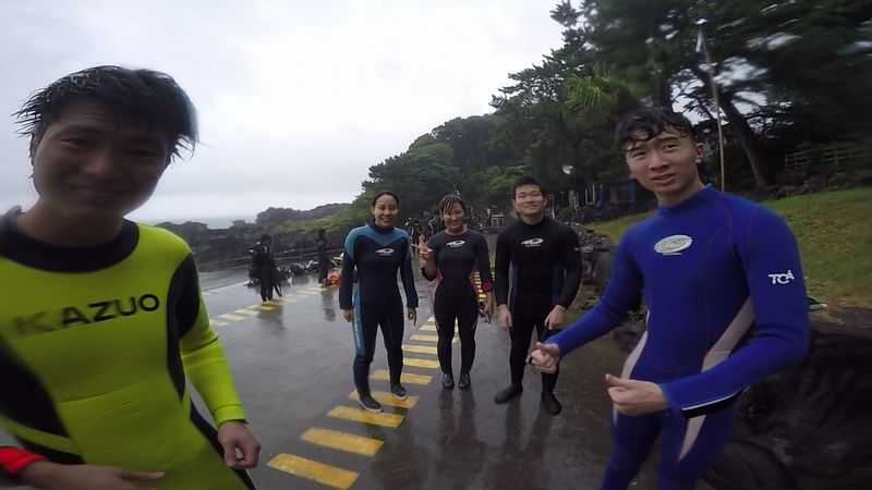 雨の日もダイビング楽しめます