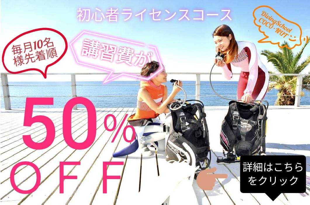 PADIダイビングライセンス取得