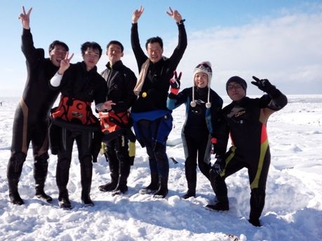 北海道流氷ダイビング