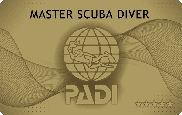 PADI マスタースクーバダイバーコース