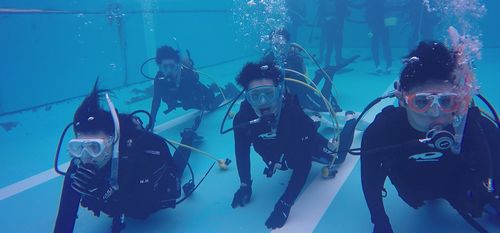 リゾートでダイビングライセンスを始める